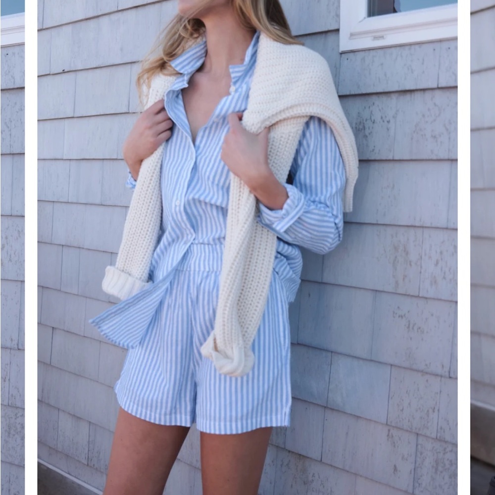 Marea by Liz joy cisco stripe button down